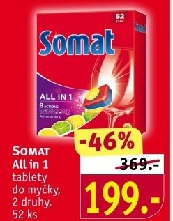 Tablety do myčky All in 1 Somat