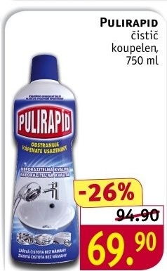 Čistič koupelen Pulirapid