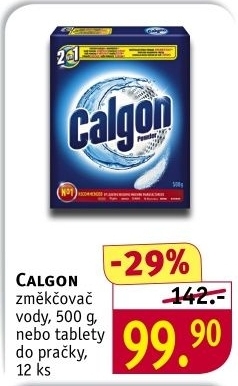 Změkčovač vody Calgon