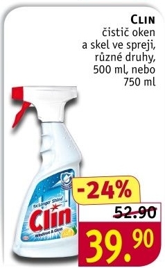 Čistič oken s alkoholem Clin