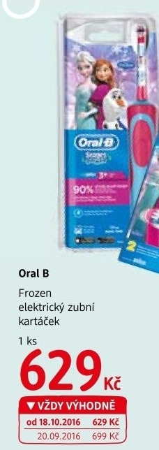 Dětský elektrický zubní kartáček Oral-B