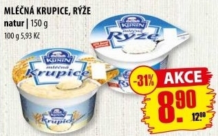 Mléčná krupice Kunín