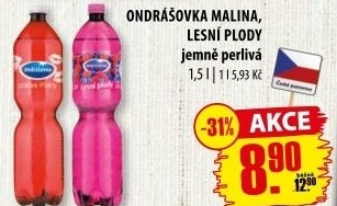 Voda ochucená Ondrášovka
