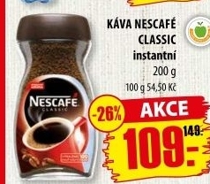 Instantní káva Nescafé Classic