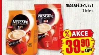 Instantní káva porcovaná 2v1 Nescafé