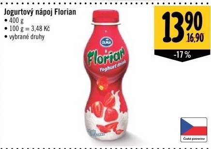 Jogurtový nápoj Florian Olma