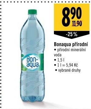 Přírodní voda Bonaqua