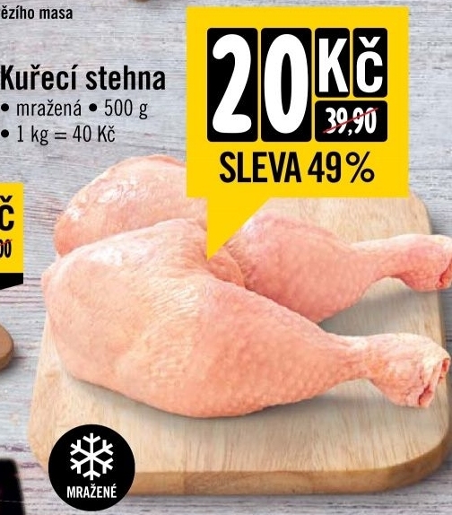 Stehna kuřecí mražená