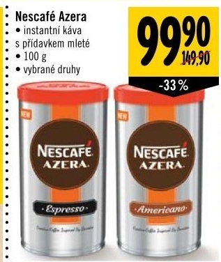 Instantní káva Nescafé Azera
