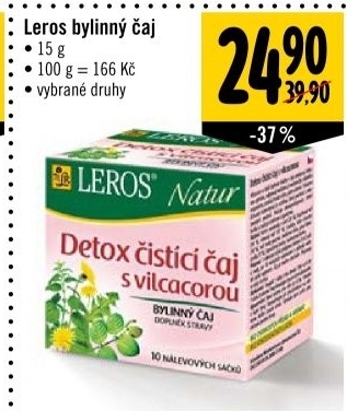 Čaj bylinný funkční Leros