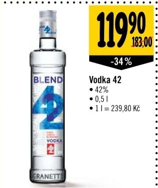Vodka 42 Blend Granette