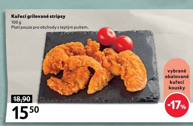 Obalované kuřecí stripsy