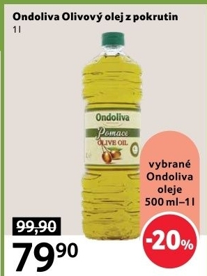 Olej z pokrutin Ondoliva