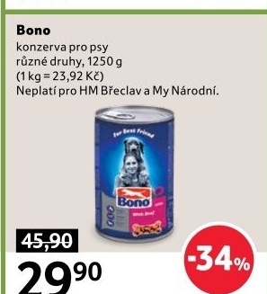 Konzerva pro psy Bono