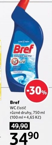 Čistič WC gelový Power Gel Bref