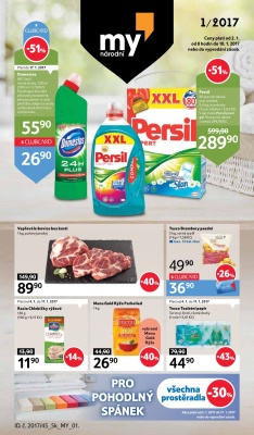 akční leták Tesco 2.1.2017-10.1.2017