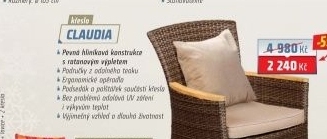 křeslo Claudia