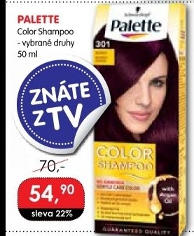 Barva na vlasy Color Shampoo Palette Schwarzkopf