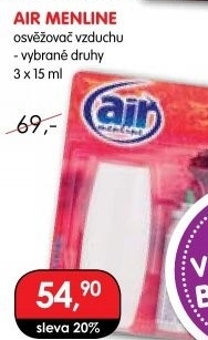 Osvěžovač vzduchu Air Menline