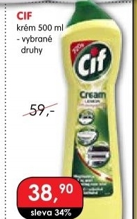 Krémový čistič Cif Cream