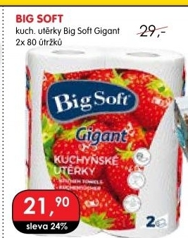 Kuchyňské utěrky 2vrstvé Gigant Big Soft