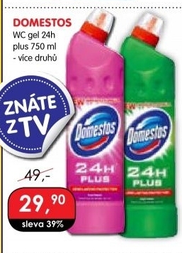 Čistič WC gelový Domestos
