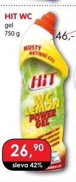 Čistič WC gelový Hit