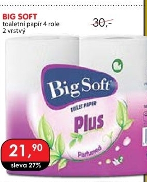 Toaletní papír 2vrstvý Big Soft