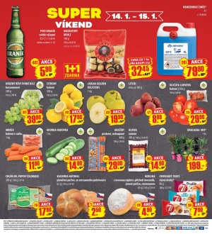 akční leták Penny Market 12.1.2017-15.1.2017