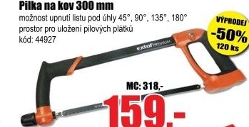 Pilka na kov Extol Premium