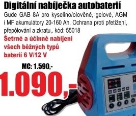 Nabíječka autobaterií Güde