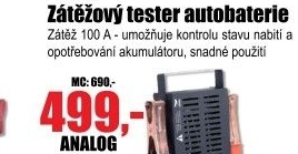 Tester autobaterie zátěžový Compass