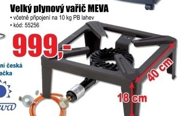 Plynový vařič Meva Mega Zeus