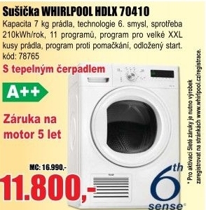 Sušička Whirlpool HDLX 70410
