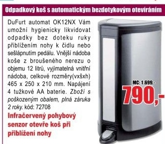 Automatický koš DuFurt