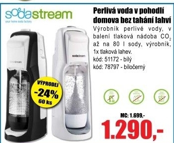 Výrobník sody Jet Sodastream