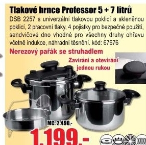 Tlakový hrnec Professor DSB2257