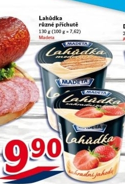 Dezert lahůdka Madeta