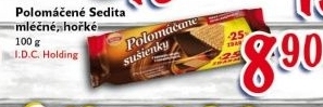 Sušenky polomáčené Sedita