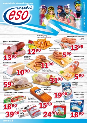akční leták ESO MARKET 18.1.2017-29.1.2017
