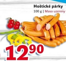 Párky hoštické Maso uzeniny Písek