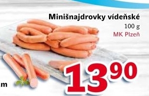 Párky minišnajdrovky vídeňské Selection Schneider