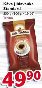 Mletá káva Standard Jihlavanka