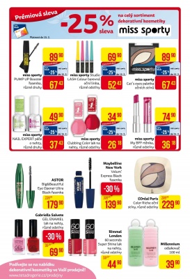 akční leták Teta drogerie 19.1.2017-28.1.2017