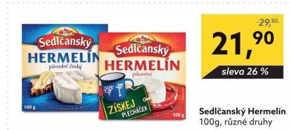 Sýr Hermelín Sedlčanský