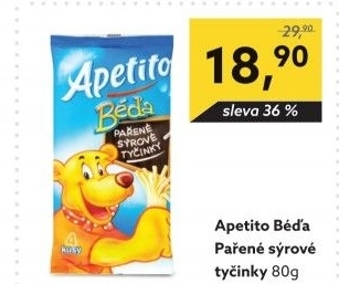 Sýrové tyčinky Apetito Béďa
