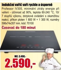 Indukční vařič Professor IV305