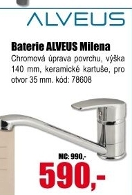 Baterie Alveus Milena