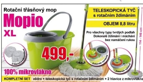 Mop set rotační Mopio