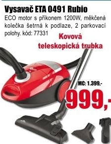 Vysavač Eta 0491 Rubio